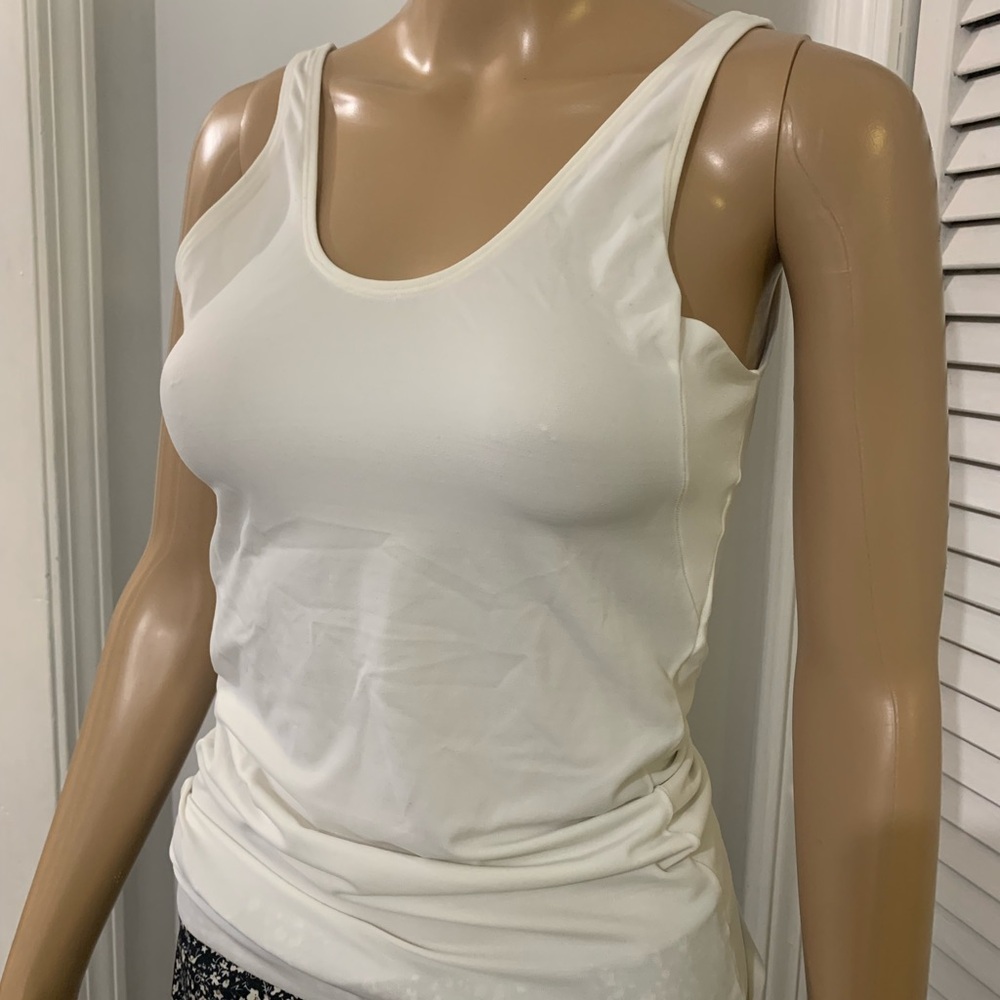 Cupid White Scoop Neck Tank Top
